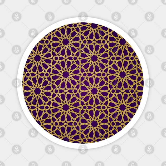 Arabic Gold pattern #14 Magnet by GreekTavern